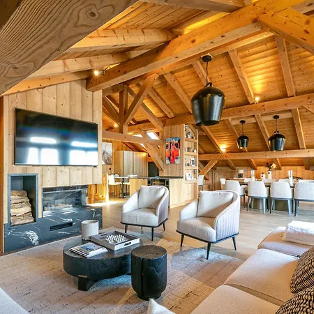 Spacieux Vue Village - 14 Pers. Apartment Megève